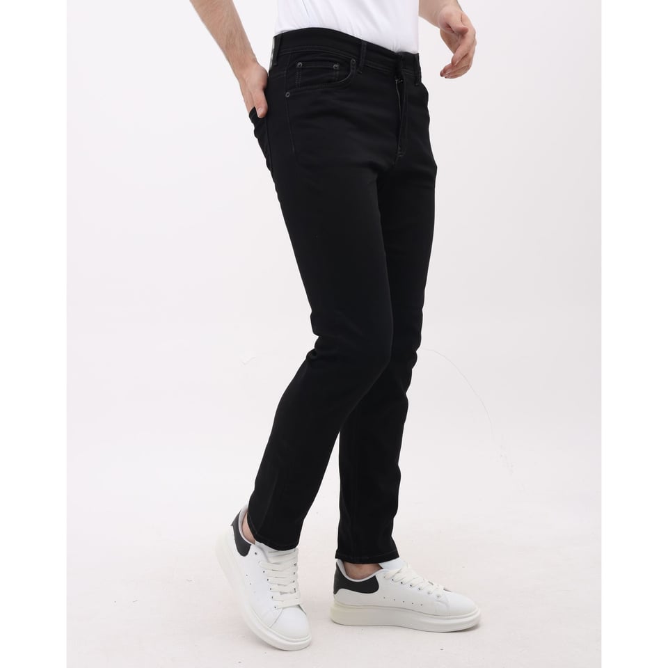 Spijkerbroek Mannen - Nette Stretch Spijker Broek Heren - Regular Fit - MM-R-04 - Zwart