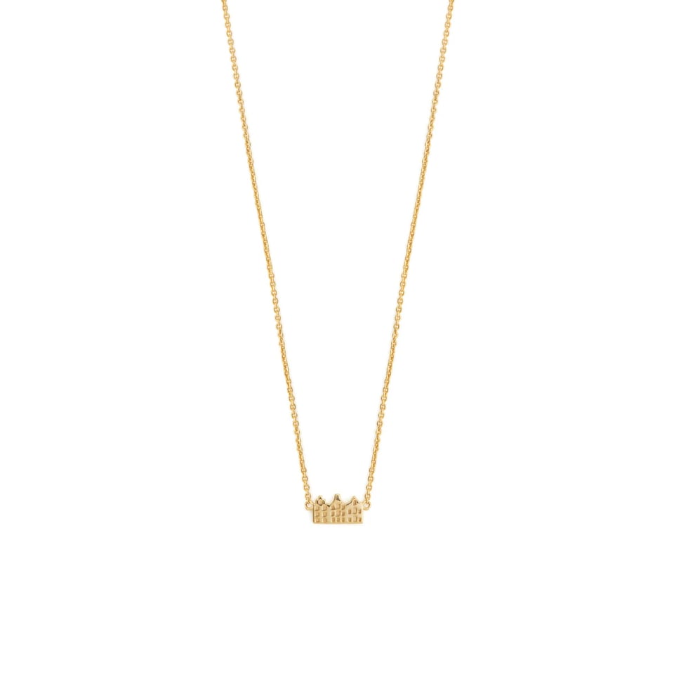 Amsterdam Canal Necklace Gold Plated