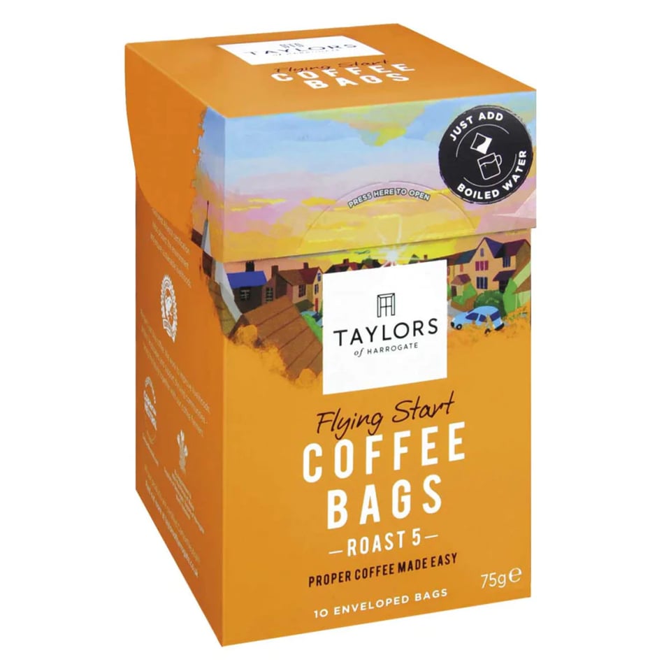Taylors Flying Start 10 Coffee Bags 75G