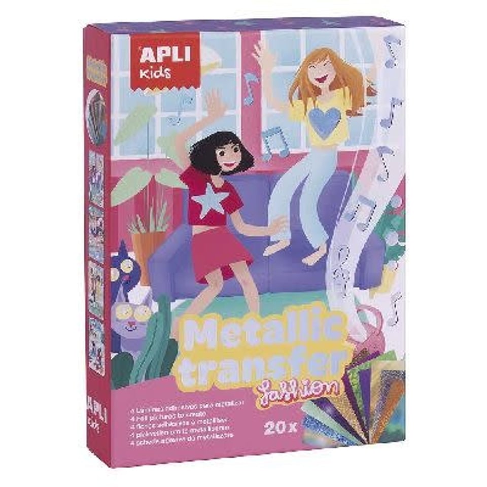 Apli Kids Metallic Transfer Fashion 5+