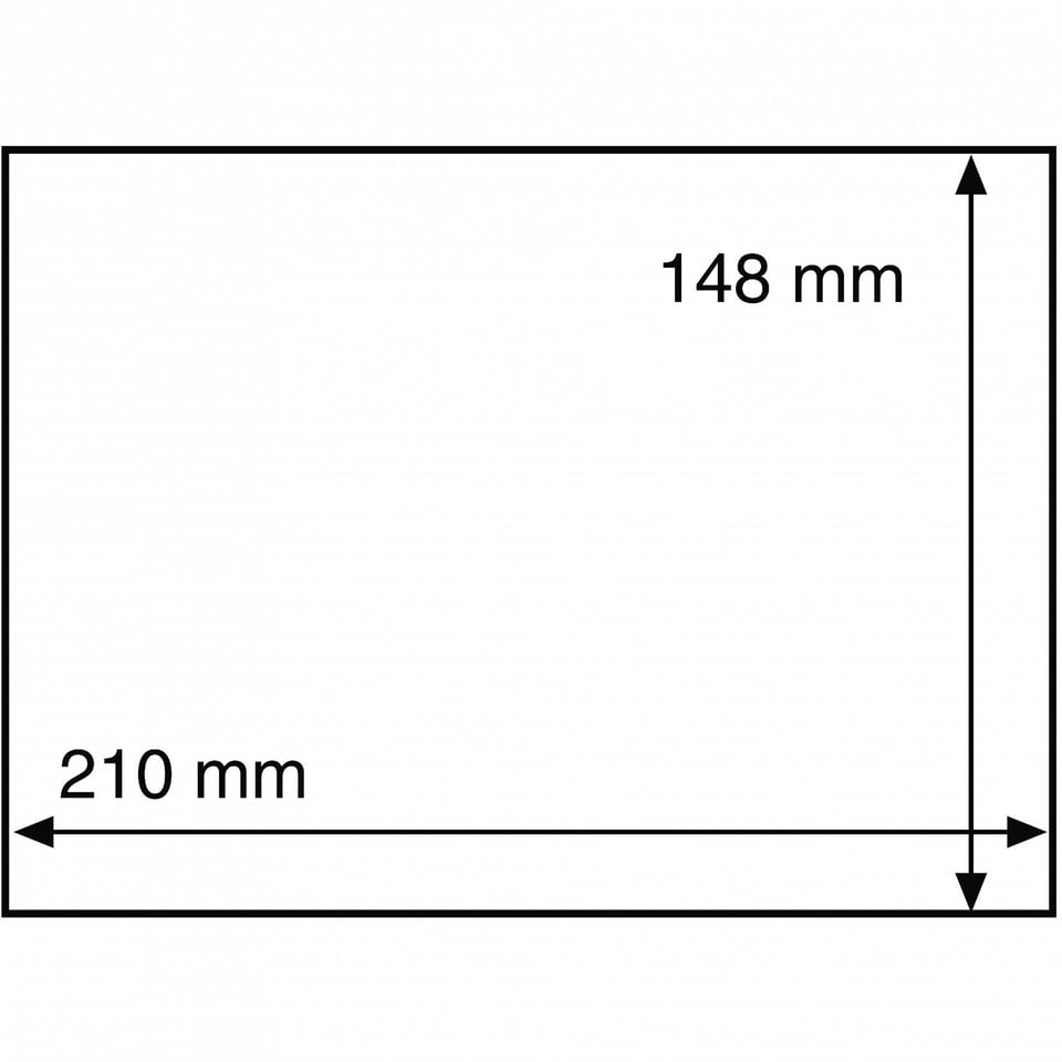 Glasheldere Hoezen HP60 210x148 Mm - 50 Stuks