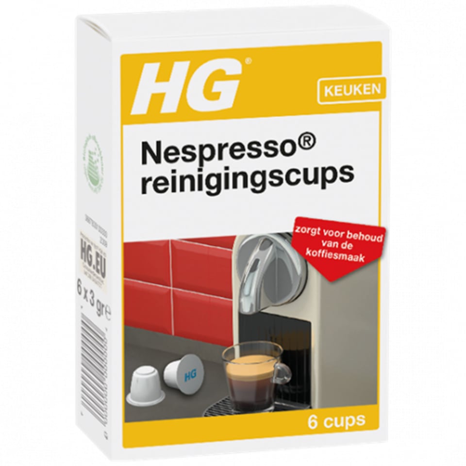 HG Reinigingscups Voor Nespresso Machines ( 10 Cups)