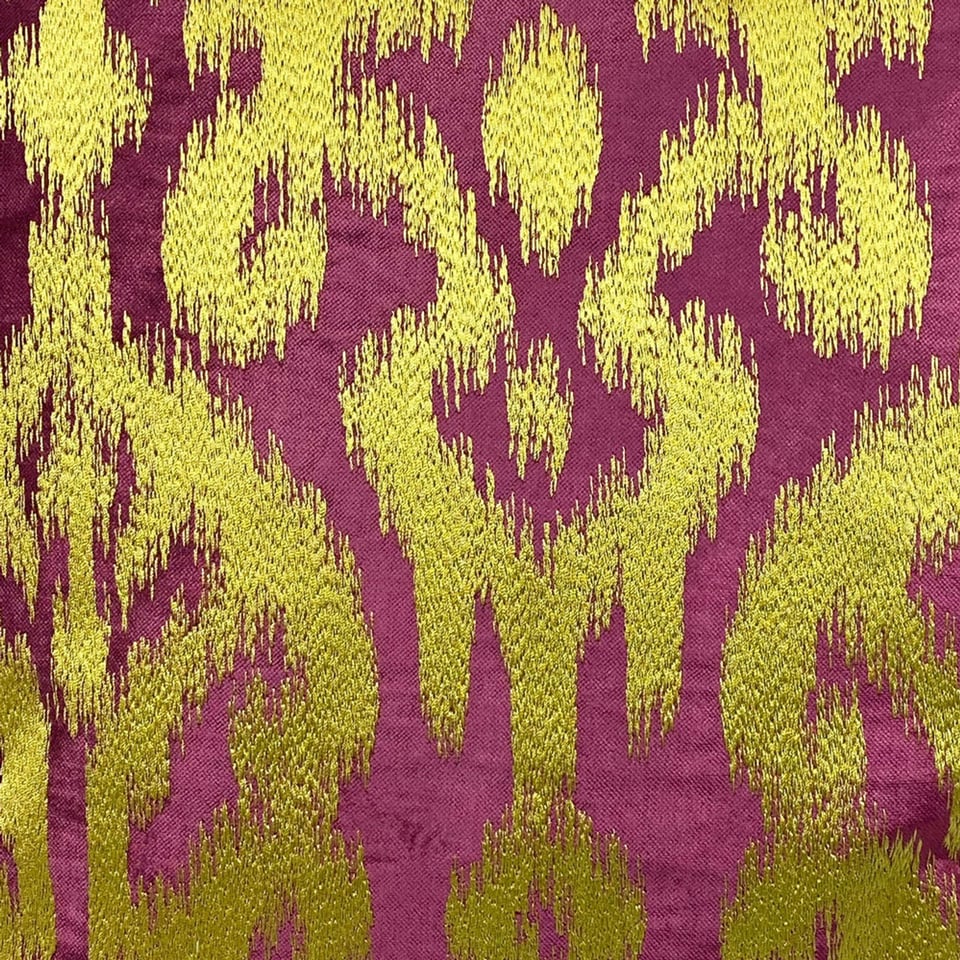 Sierkussen Bordeaux Goud Glans Katoen 50x50cm