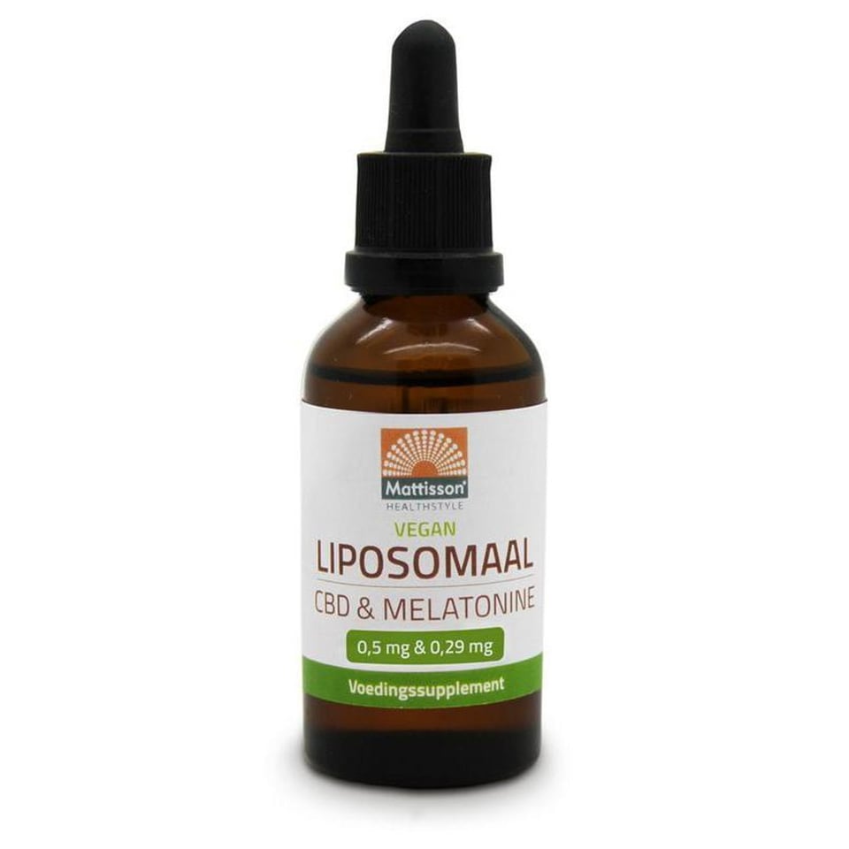 Vegan Liposomaal CBD 0,5 Mg & Melatonine 0,29 Mg