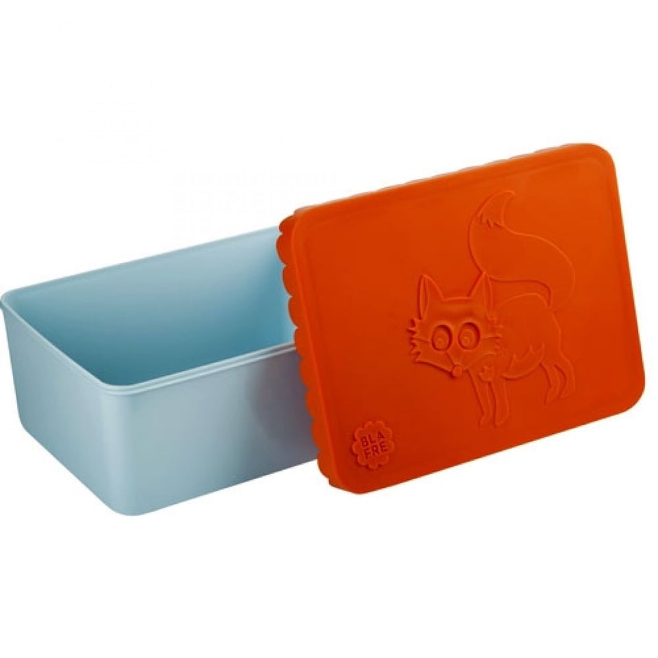 Blafre Lunchbox Vos Oranje en Lichtblauw