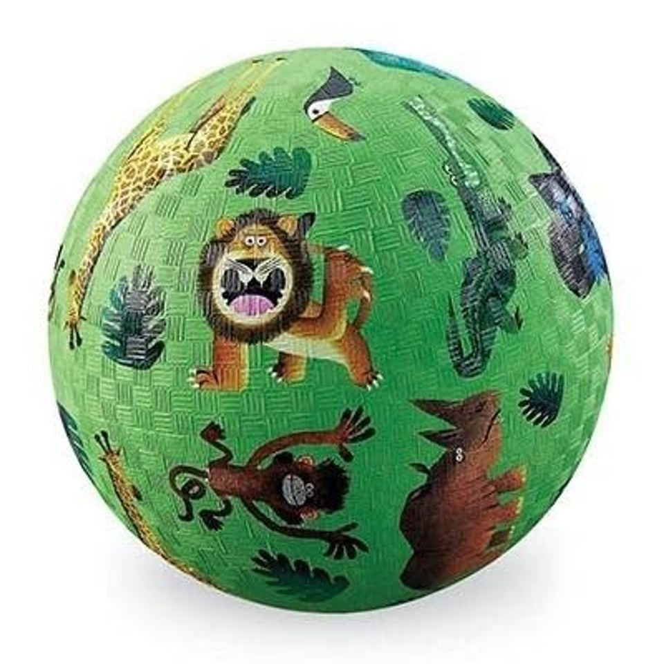 Crocodile Creek Rubber Playball 13 Cm Very Wild Animals 3+