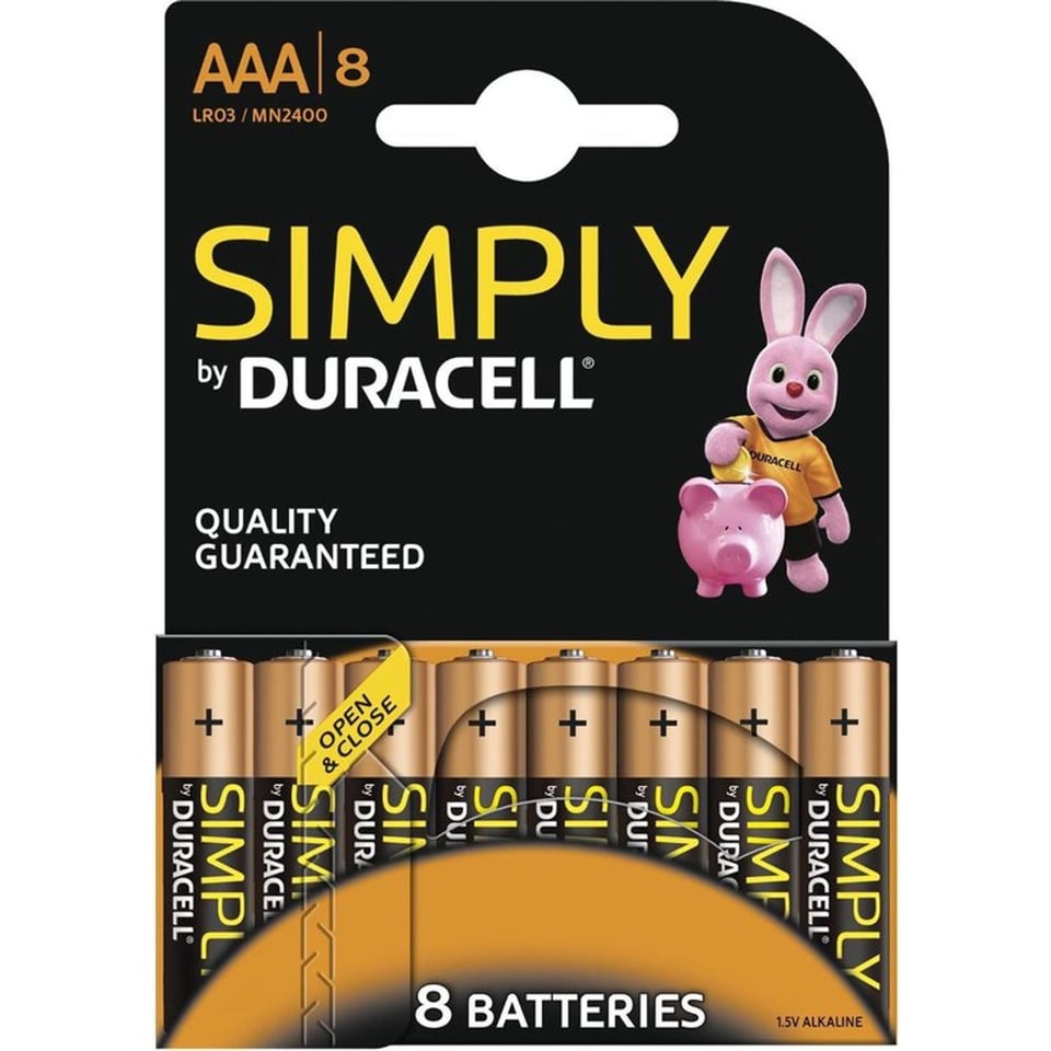 Duracell Simply Alkaline Aaa/lr03 B
