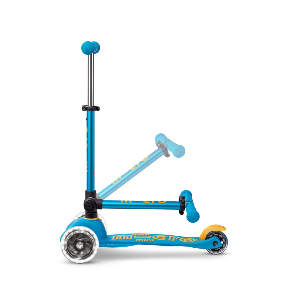 Mini Micro Inklapbaar LED Oceaanblauw