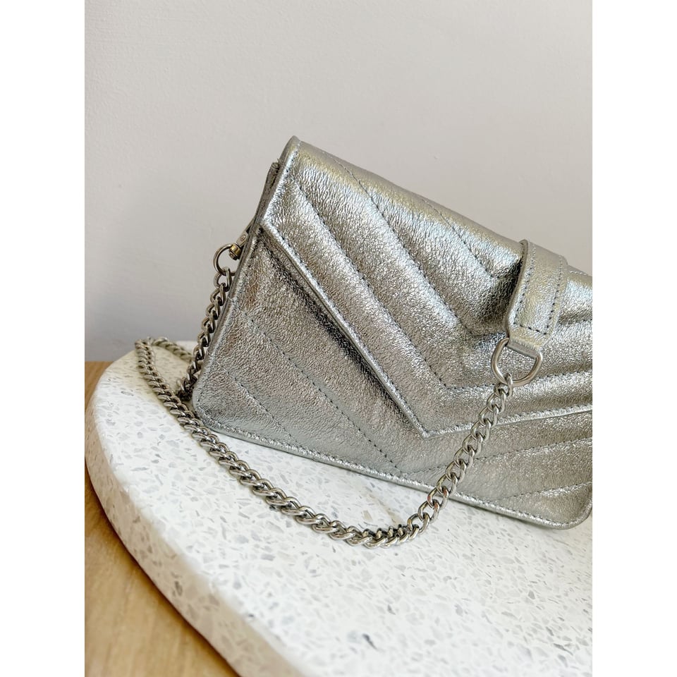 Lauri Crossbody Clutch Evening bag - Silver - OneSize