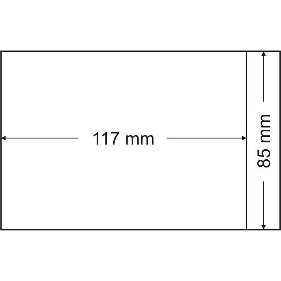 Pergamijnzakjes 85 X 117 Mm - 500 Stuks