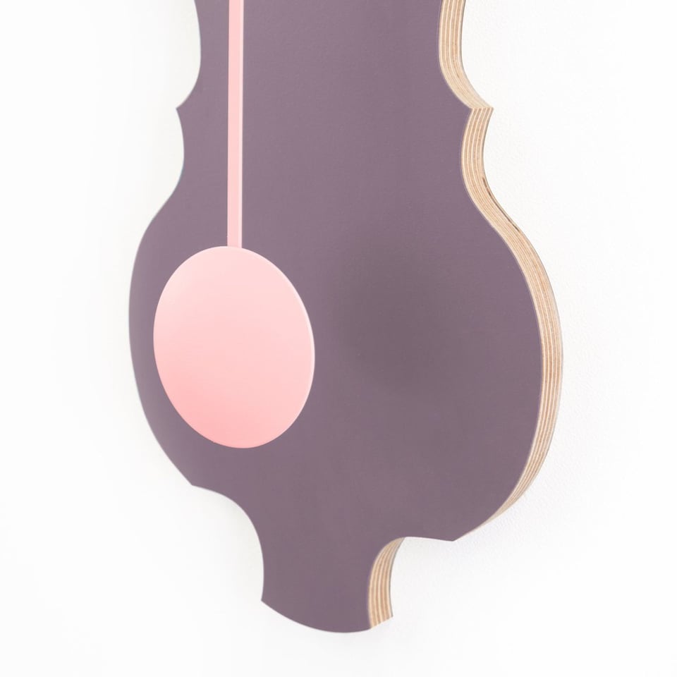 Kies Zelf Je Wand Kloq - Lavendel Grijs