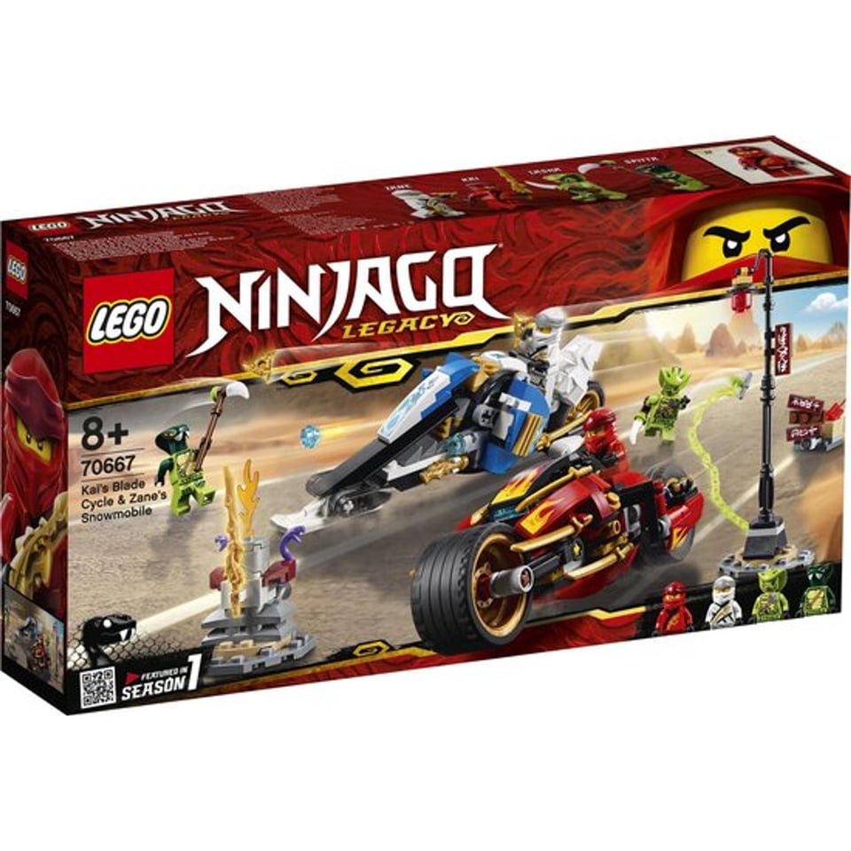 Lego Ninjago 70667 Zwaardmotor Van Kai & Sneeuwscooter Van