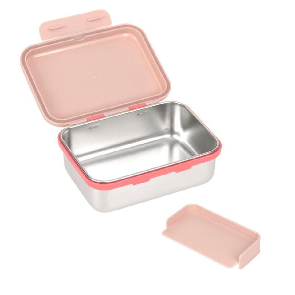 Lassig Stainless Steel Lunchbox Sunny Explorer Rose Pink