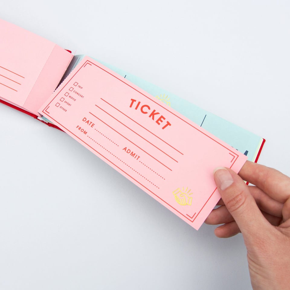 Book of Blank Gift Vouchers