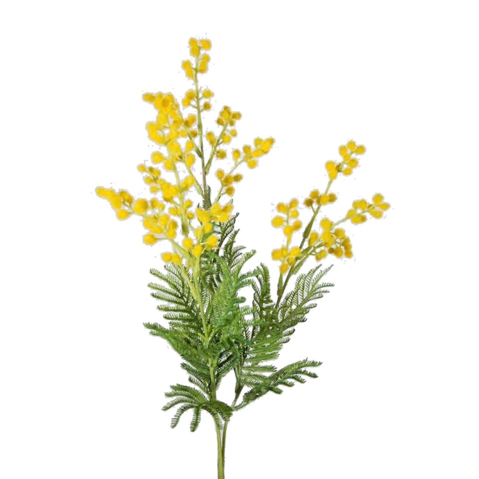 Kunstbloem Mimosa Spray Yellow 70cm - Artikel : 150754YE