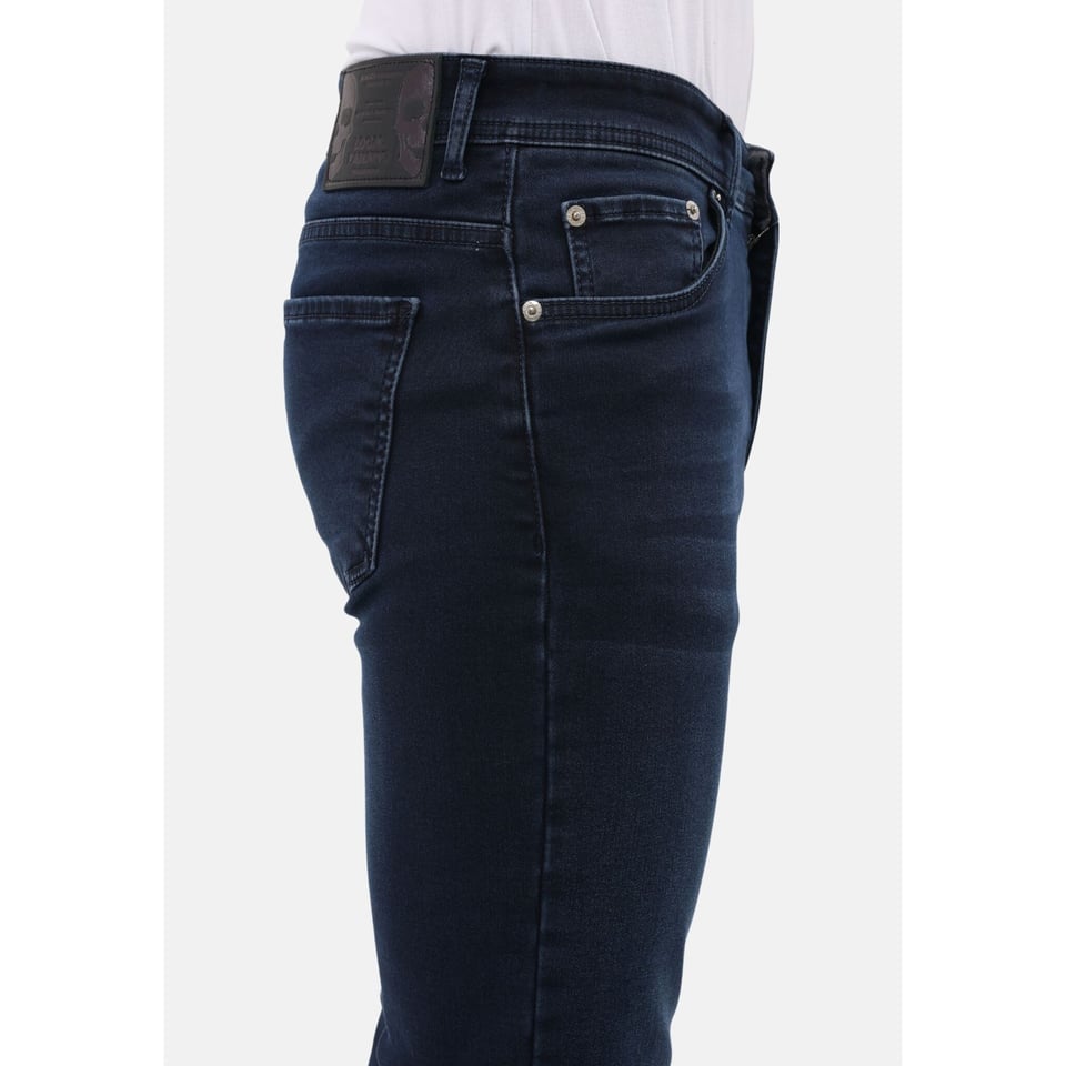 Heren Spijker Broeken - Regular Fit - Stretch Jeans Heren - MM-R-12 - Blauw