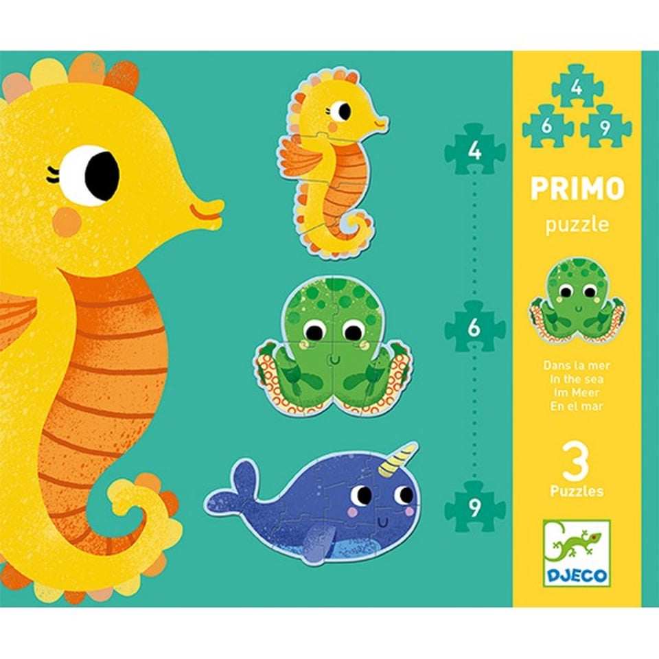 Djeco Primo Eerste Puzzels In De Zee