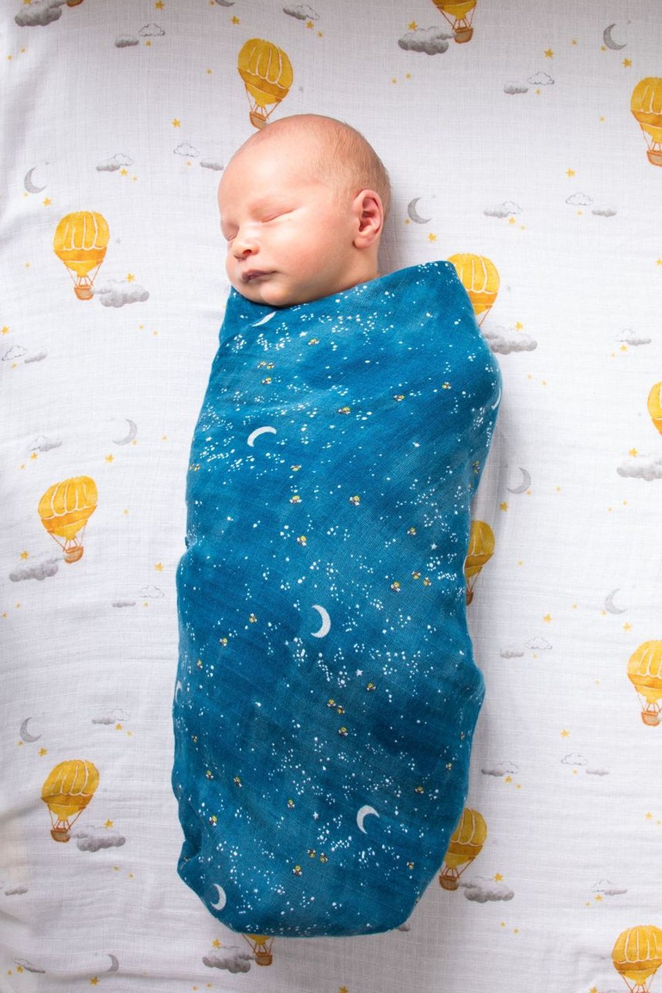 Malabar Baby Swaddle Set Fly Me to the Moon