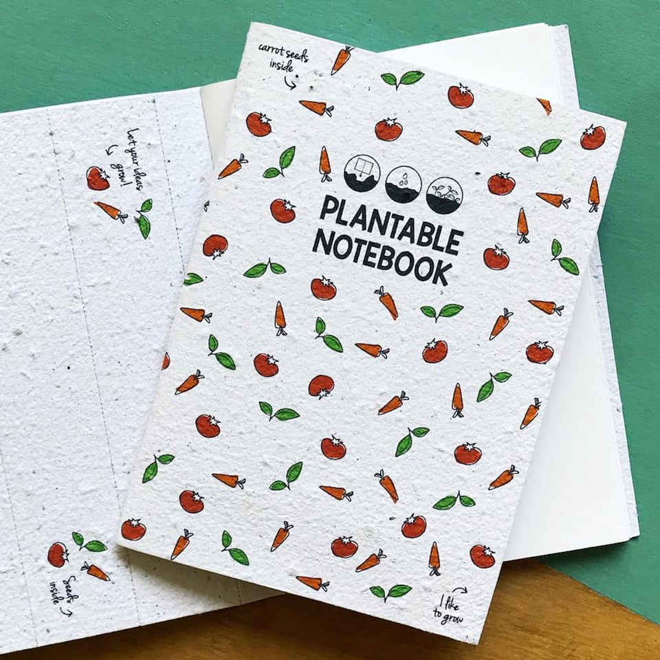 Plantbaar notitieboekje groenten