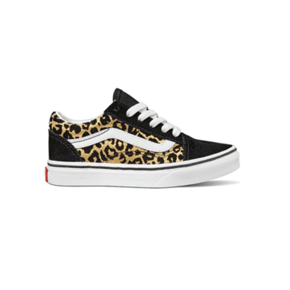 Vans Old Skool Flocked Leopard Black