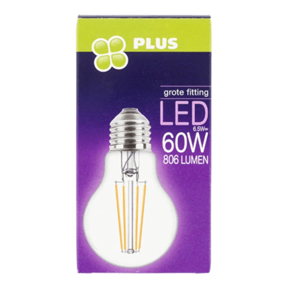 PLUS Lamp LED 60W Grote Fitting Helder