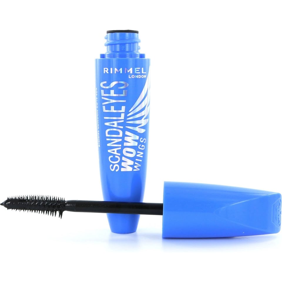 Rimmel London Scandal Eyes Wow Waterproof Mascara - 001 Black Bevat Een Tweezijdige Winged Borstel Die Voor 11 Keer Meer Volume Zorgt