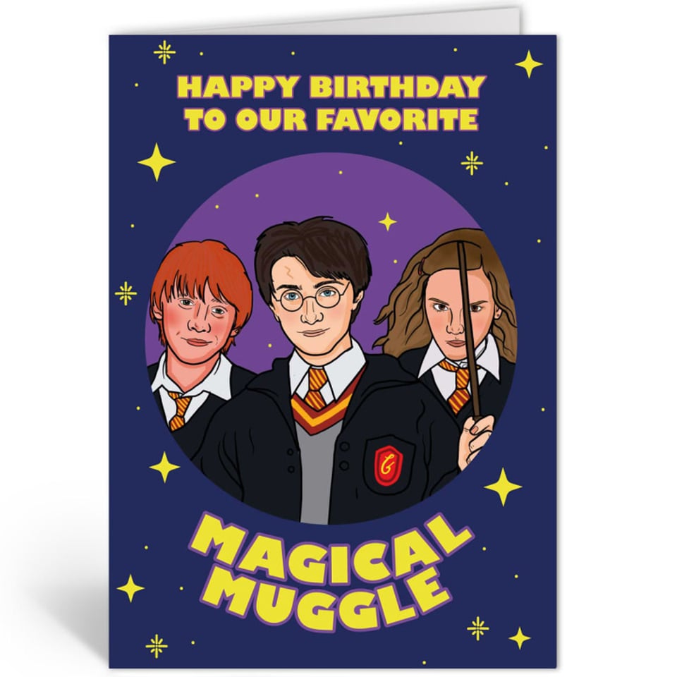 Wenskaart - Harry Potter - Happy Birthday to Our Favorite Magical Muggle