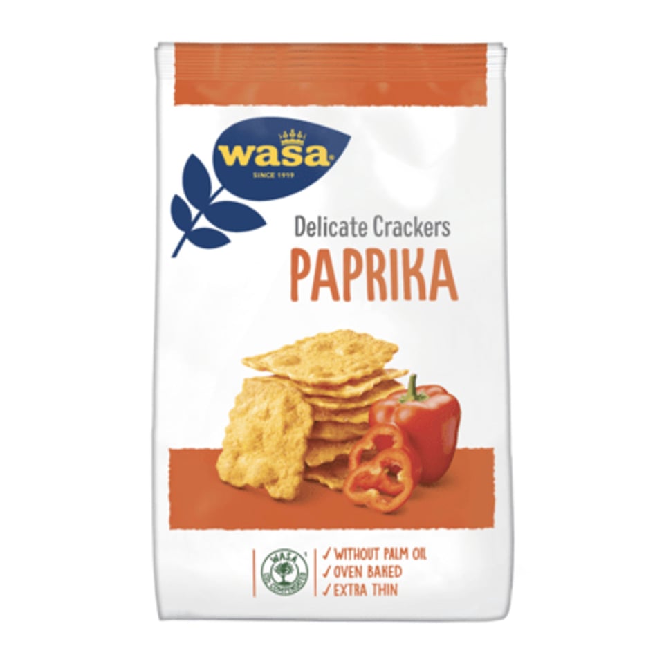 Wasa Delicate Crackers Paprika