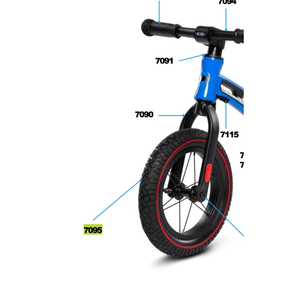 Wiel Compleet Balance Bike Deluxe (7095)