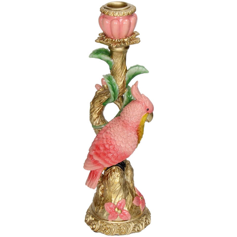 Kandelaar Vogel Roze