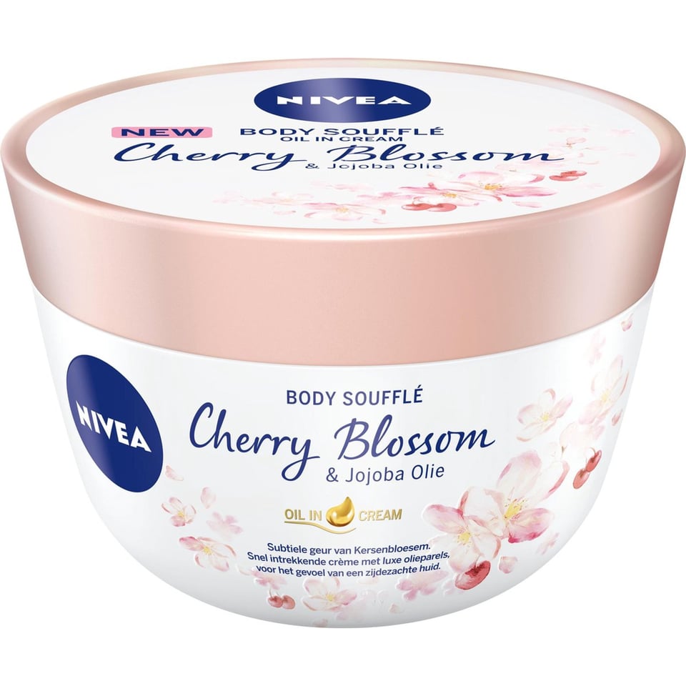 NIVEA Cherry Blossom & Jojoba Oil Body Soufflé 200ml