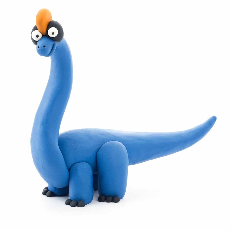 Hey Clay Boetseerklei Brachiosaurus- 3 Kleuren