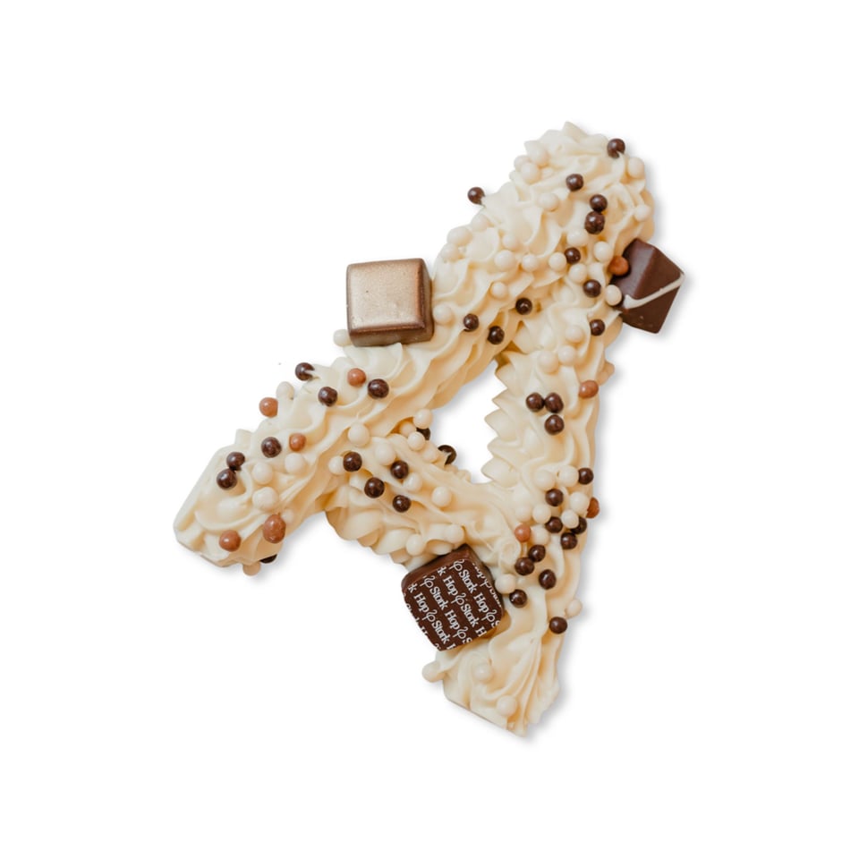 Chocoladeletter Wit