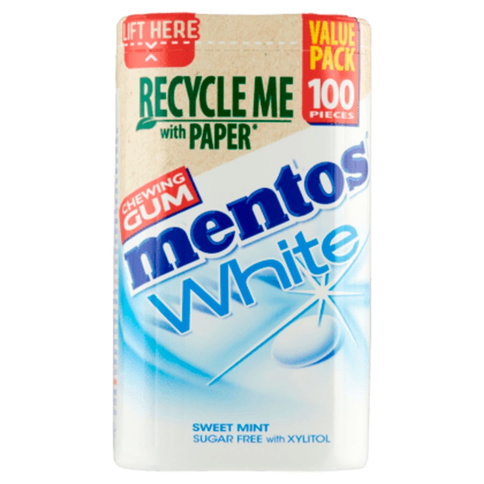 Mentos Gum White Sweetmint