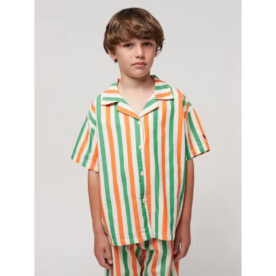 Bobo Choses Vertical Stripes Woven Shirt
