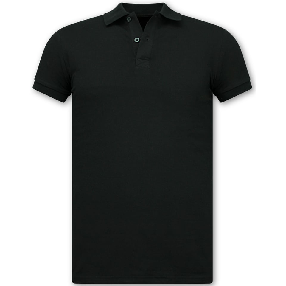 Polo Shirt Heren - Heren Poloshirts Korte Mouw - Polo Heren Slim Fit - A150 - Zwart