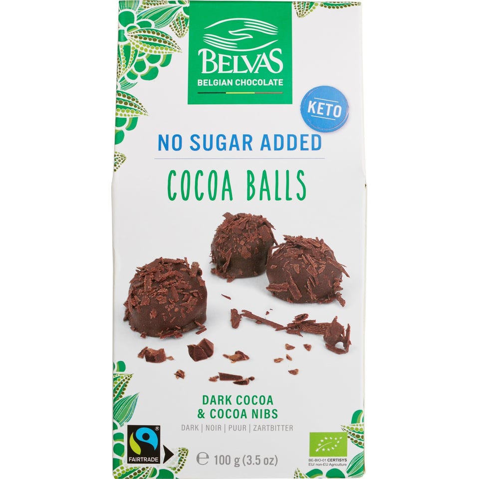 Cocoa Balls Dark Cocoa & Cocoa Nibs