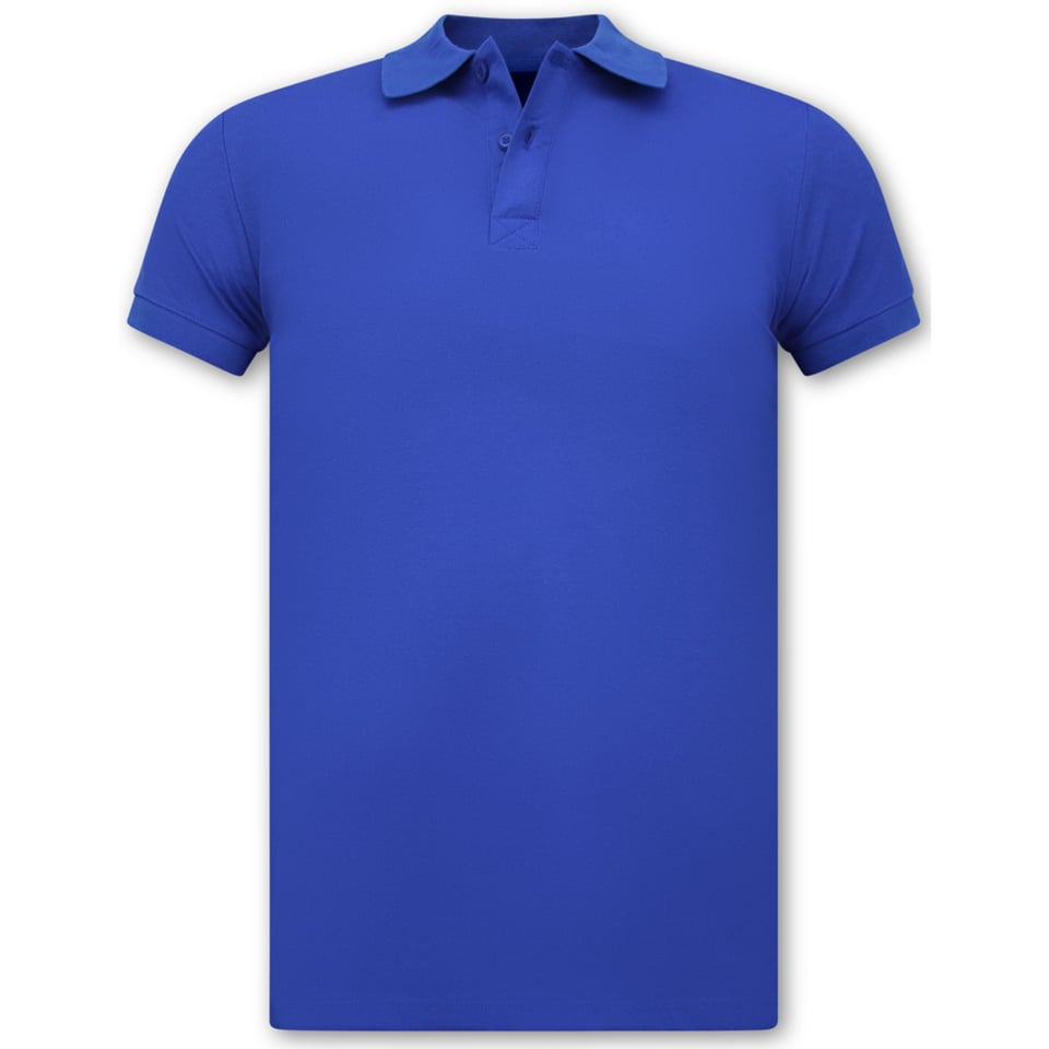 Heren Polo - Polo Heren Korte Mouw - Polo Shirt Heren - Slim Fit - A150 - Cobalt Blauw