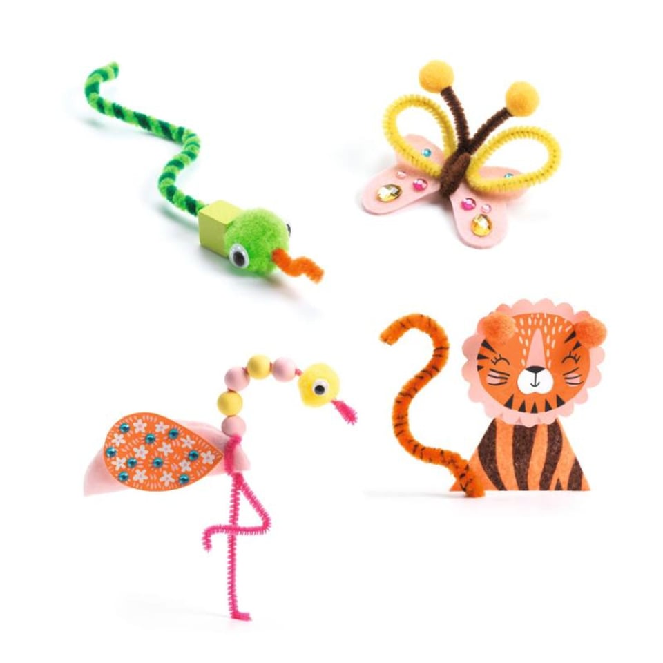 Djeco Knutselset Jungledieren DJ09016