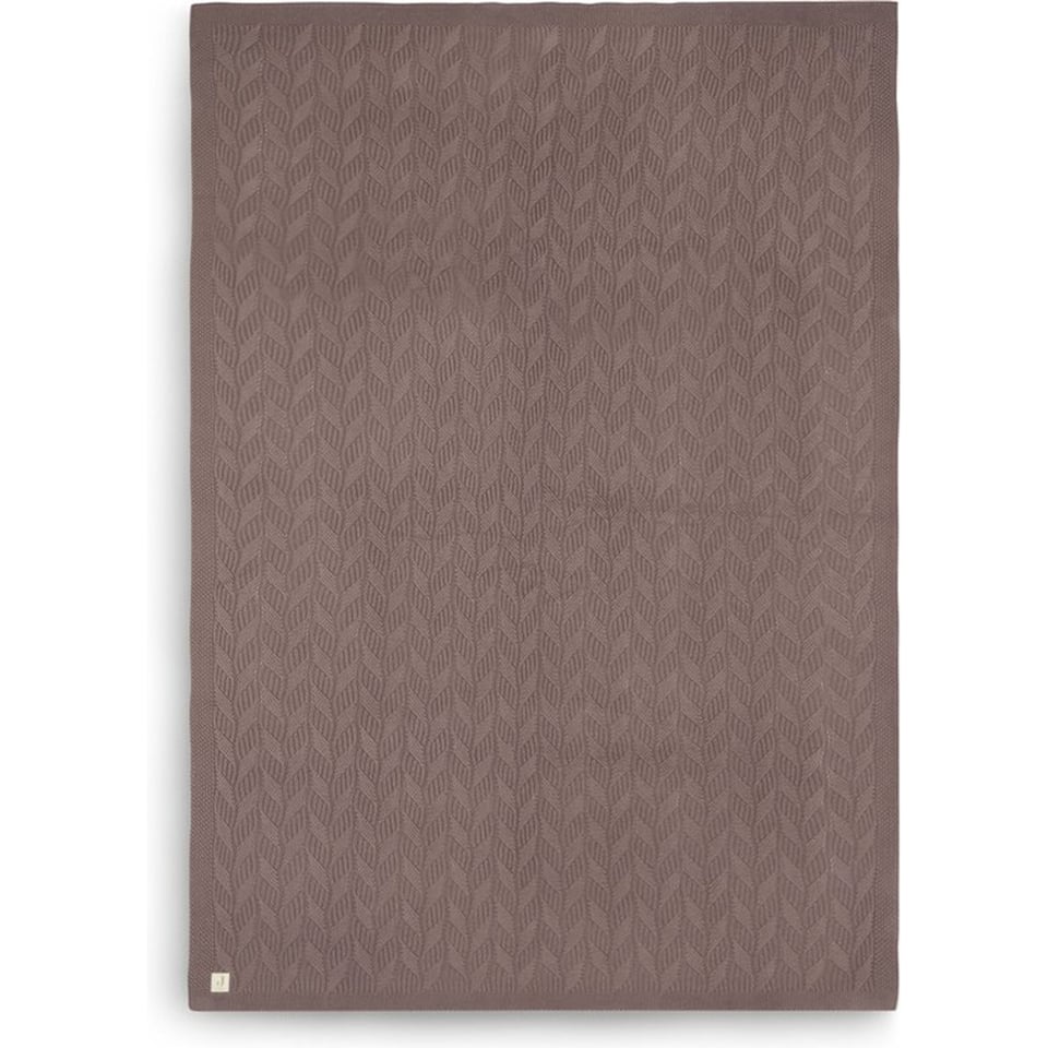 Jollein Ledikantdeken Spring Knit Chestnut 100 X 150