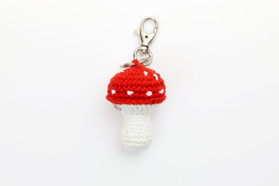 Mushroom Keychain