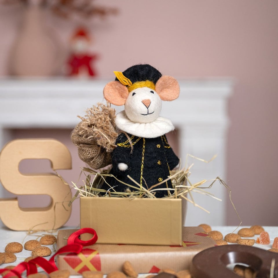 Decoratie Muis Hoofdpiet