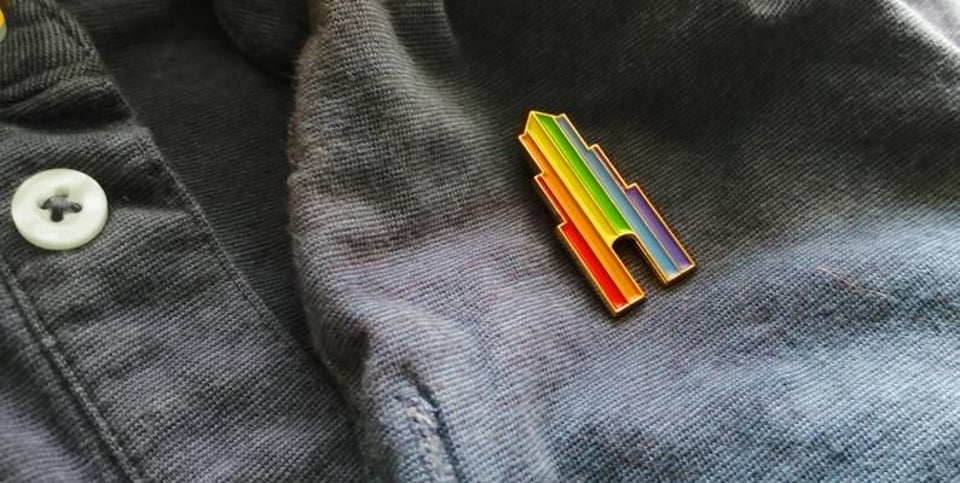 Utreg Pride Pin - Domtoren Broche
