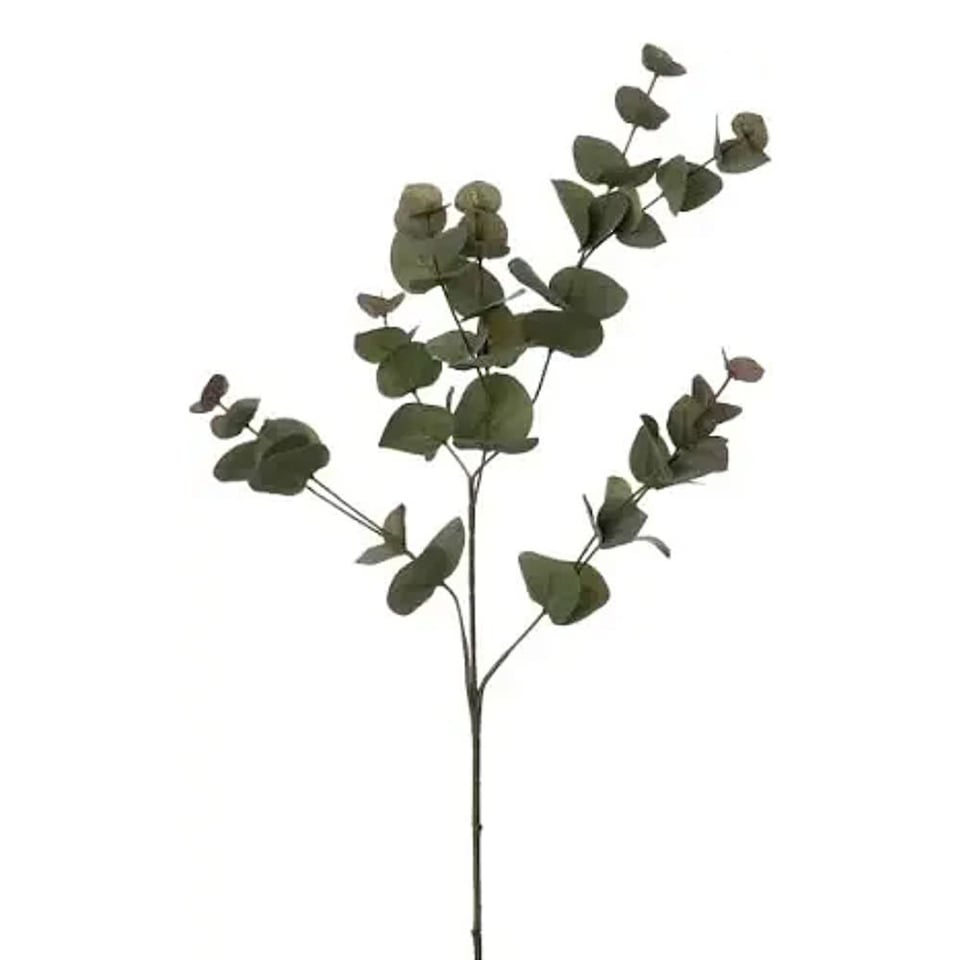 Kunstbloem Eucalyptus Groen Tak 84cm