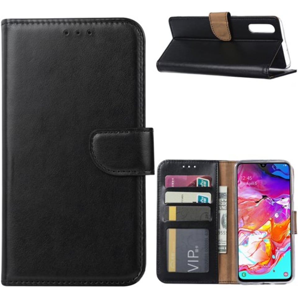 Book Case Samsung Galaxy A70 - Zwart