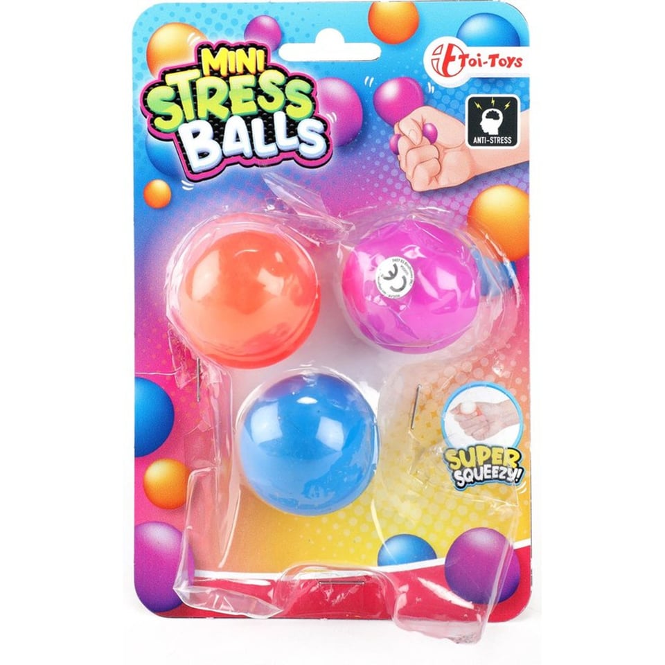 Stressbal Mini 3 Op Kaart Fidget