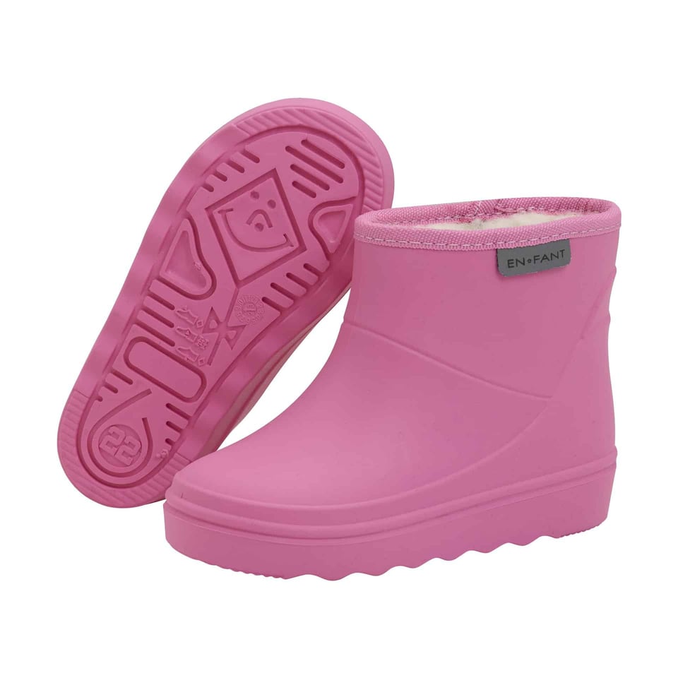 Enfant Thermo Boots Short Solid Carmine Rose