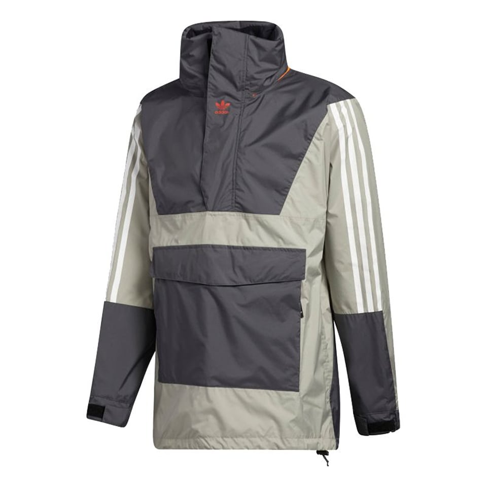 Adidas Adidas Anorak 10K Jacket Grey Six / GFeather Grey / Orange