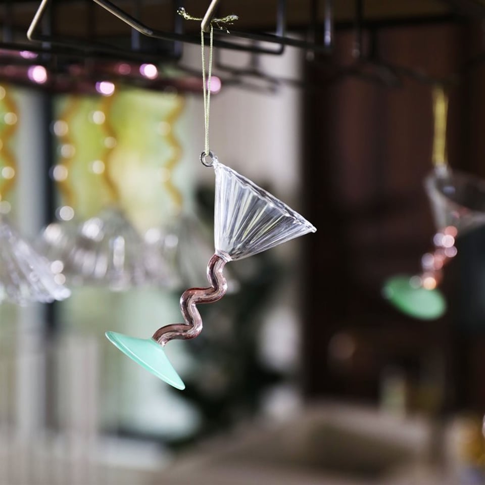 &Klevering Ornament Cocktail Coupe Roze
