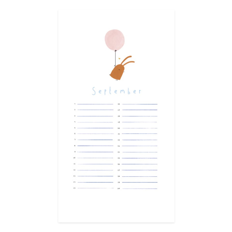 Verjaardagskalender Klein Liefs Kring